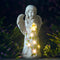 Solar Garden Outdoor Statues Turtle with Succulent 7 LED Lights